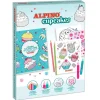 Set cupcakes decora con lápices de colores y pegatinas<Alpino Hot