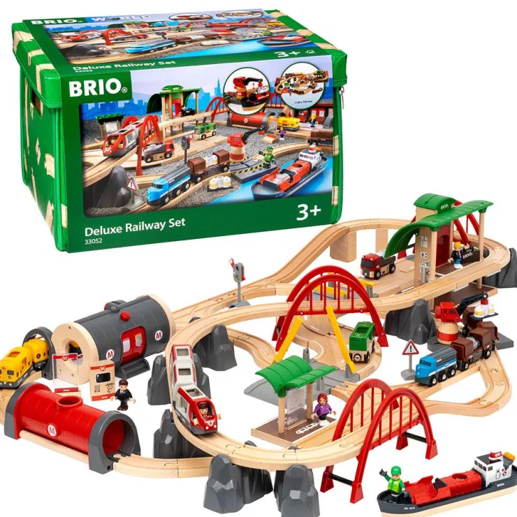 Set circuito de tren deluxe madera<Brio Best