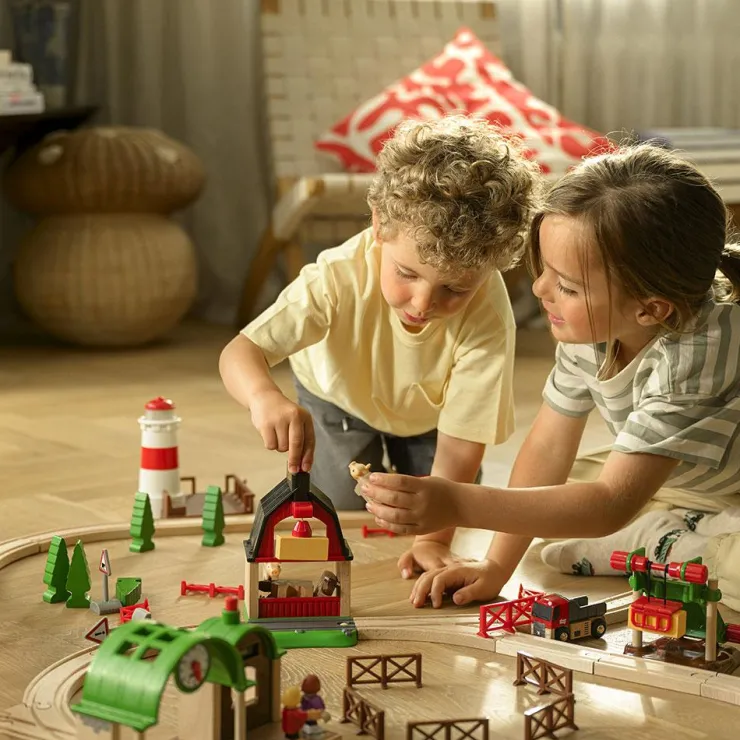 Set circuito de tren deluxe madera<Brio Best