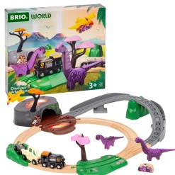 Set circuito tren aventuras jurásicas dinosaurios<Brio Hot
