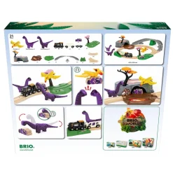Set circuito tren aventuras jurásicas dinosaurios<Brio Hot