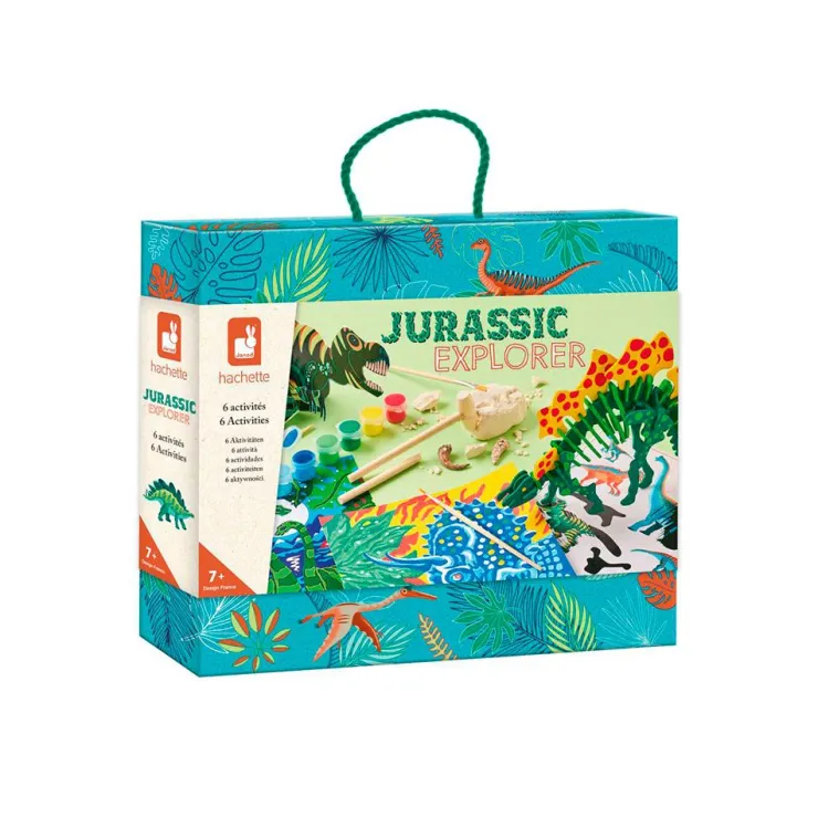 Set con 6 actividades de dinosaurios Jurassic Explorer<Janod Clearance