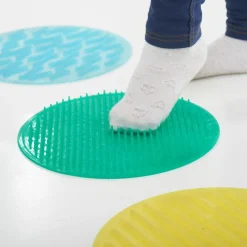 Set círculos silicona sensoriales texturas y colores<Tickit Online