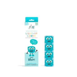 Set cubos azules con luz 4 unidades Glo Pals<Glopals Sale