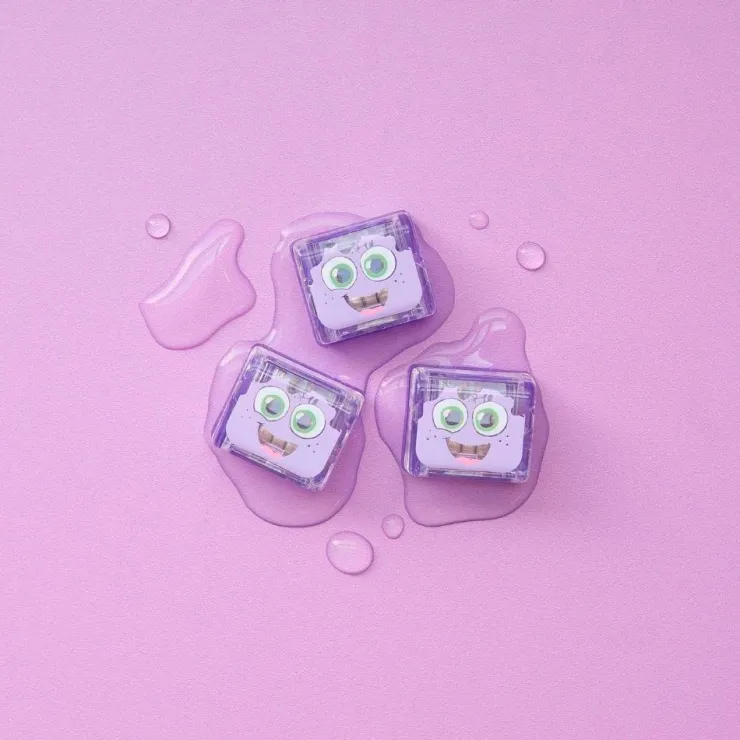Set cubos lilas con luz 4 unidades Glo Pals<Glopals Sale