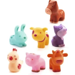 Set de 7 animalitos granja<Djeco Clearance