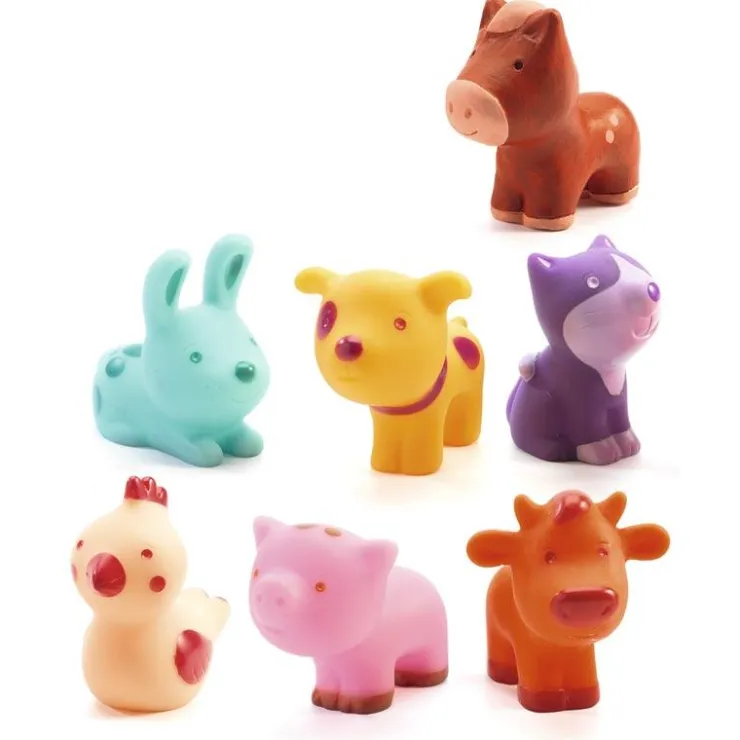Set de 7 animalitos granja<Djeco Clearance