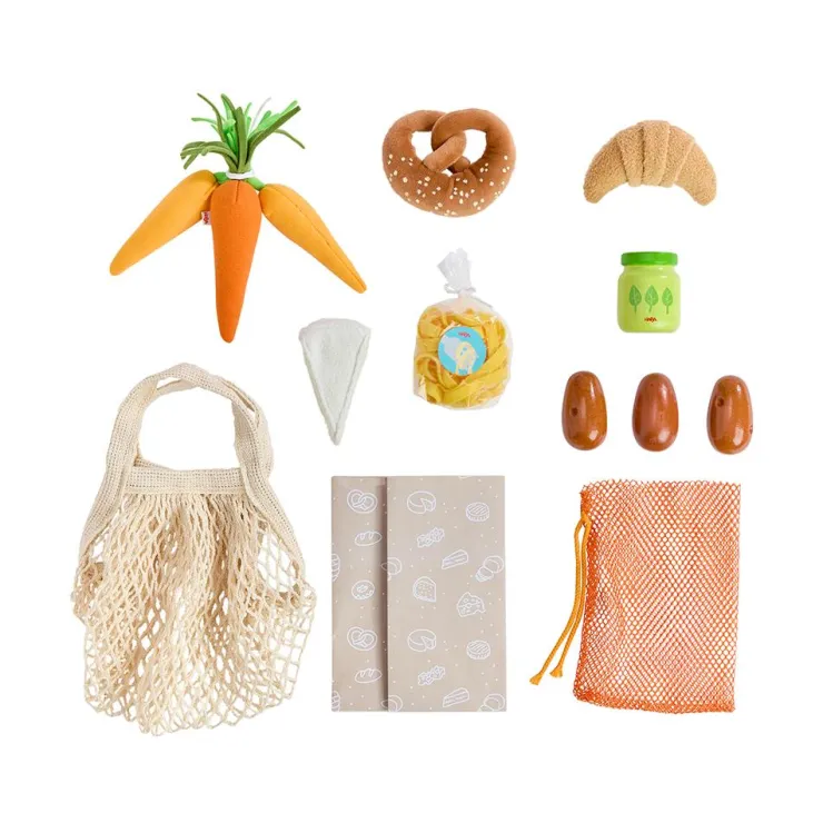 Set de alimentos tela compra semanal<Haba Online