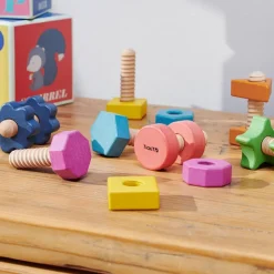 Set de tornillos y tuercas de madera<Tickit Online