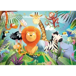 Set dos puzzles Animales salvajes 24 piezas<Calypto Discount
