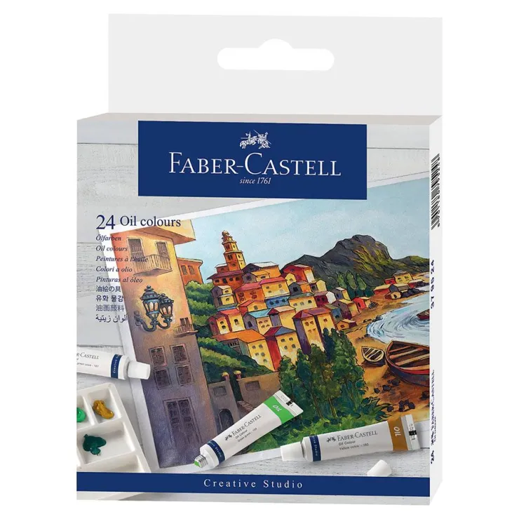 Set óleo 24 colores en tubo de 9ml.<Faber castell Discount