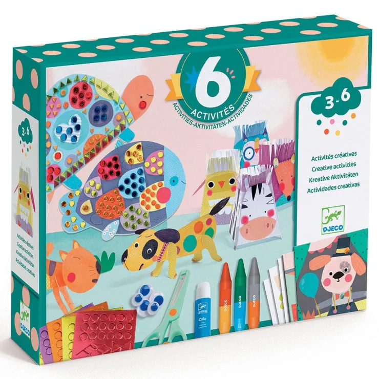 Set manualidades 6 actividades<Djeco Clearance