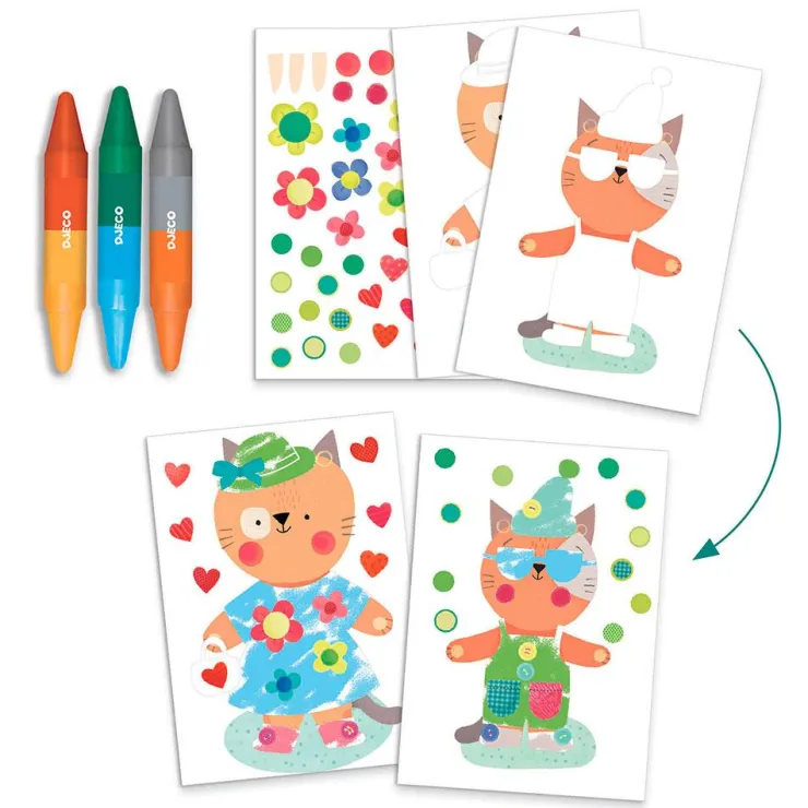 Set manualidades 6 actividades<Djeco Clearance
