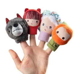 Set marionetas dedo Caperucita roja<Lilliputiens Hot