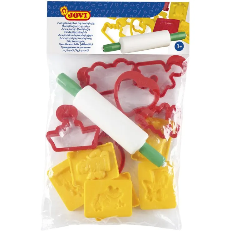 Set moldes y rodillo para plastilina<Jovi Discount