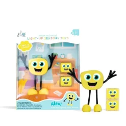 Set personaje Alex y 2 cubos amarillos con luz Glo Pals<Glopals Best