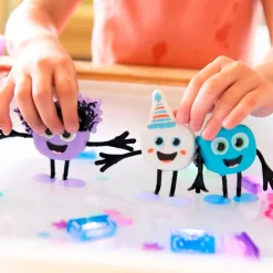 Set personaje Party Pal y 2 cubos multicolor con luz Glo Pals<Glopals New