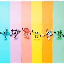 Set personaje Party Pal y 2 cubos multicolor con luz Glo Pals<Glopals New