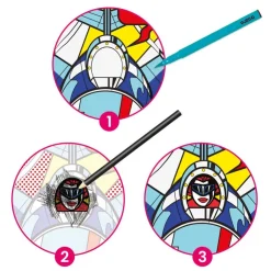 Set pintar rotuladores pincel y calcomanías superhéroes<Djeco Sale