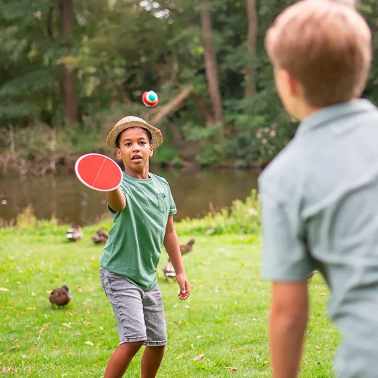 Set raquetas de mano catch game<Buitenspeel Best