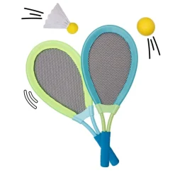 Set raquetas XL con 1 pelota y 1 pelota de bádminton.<Alldoro Discount