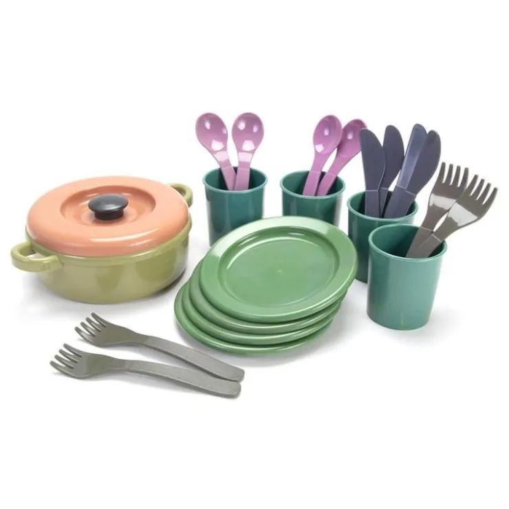 Set vajilla Eco Green Bean (Colores surtidos)<Dantoy Hot