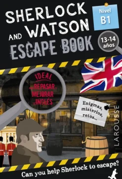 Sherlock & Watson. Escape book para repasar inglés. 13-14 años< New