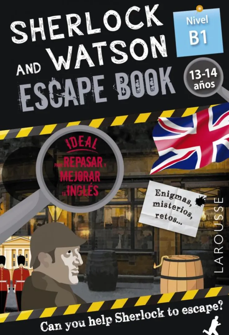 Sherlock & Watson. Escape book para repasar inglés. 13-14 años< New