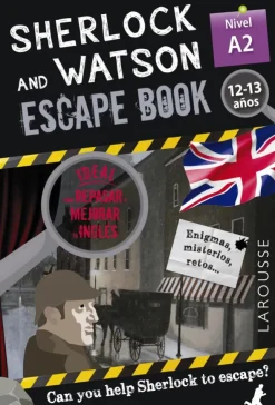 Sherlock & Watson. Escape book para repasar inglés. 12-13 años<