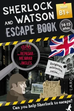 Sherlock & Watson. Escape book para repasar inglés. 14-15 años< Hot
