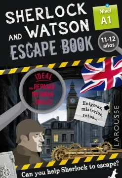 Sherlock & Watson. Escape book para repasar inglés. 11-12 años< New