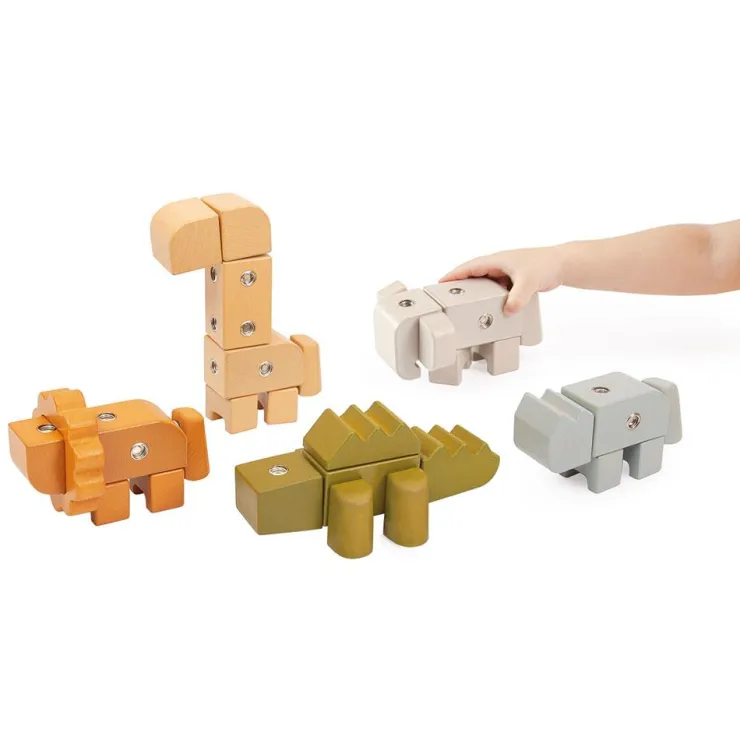 Snap block animales 33 pzas.<Guidecraft New