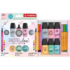 set mini pastel love 18 unidades<Stabilo Sale