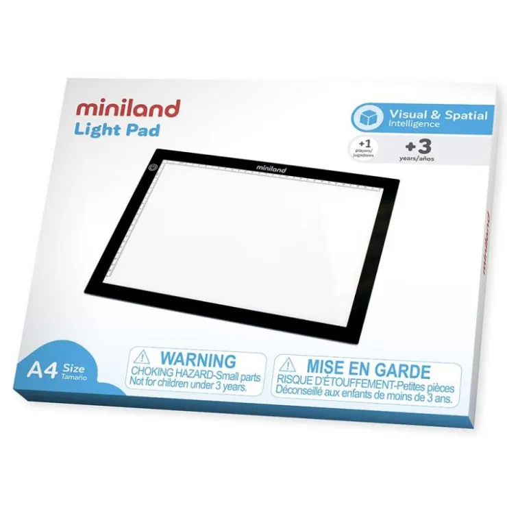 Tablero de luz A4 lightpad<Miniland Clearance