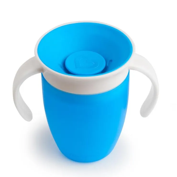 Taza antigoteo con asas 200ml Miracle 360 azul<Munchkin Best