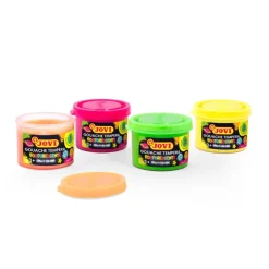 Témpera escolar fosforescente 35ml. 4 colores<Jovi Best