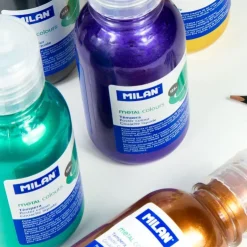 Témpera líquida metalizada 125ml.<Milan Discount