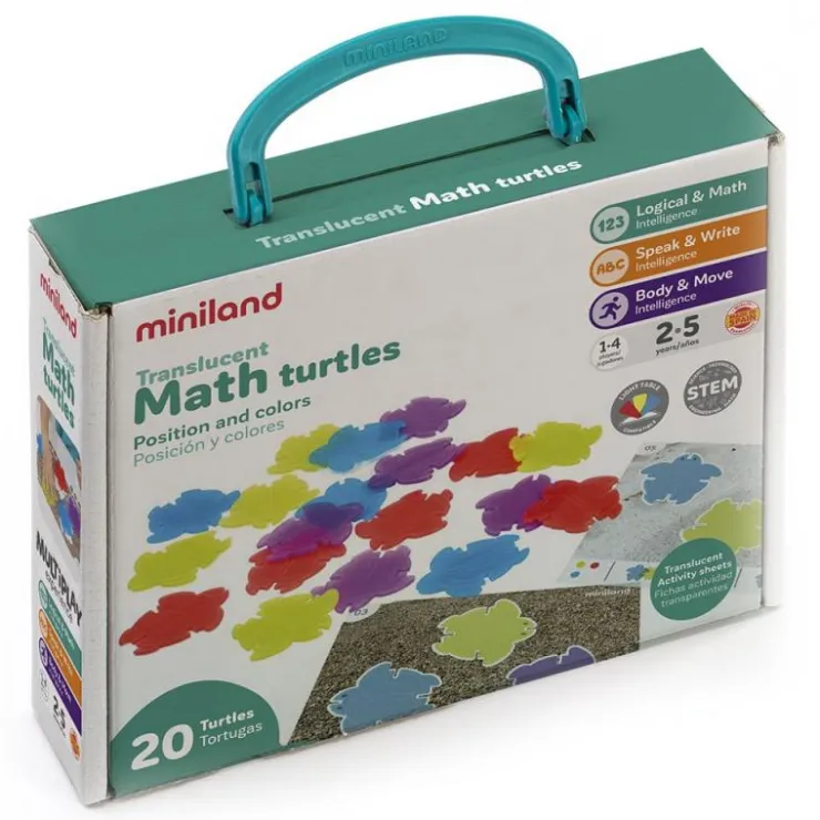 Tortugas translúcidas colores 20pzas para mesa de luz<Miniland Sale