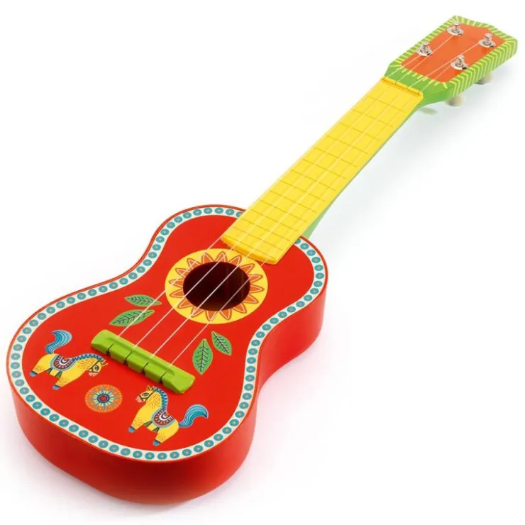 Ukelele de madera Animambo<Djeco Outlet