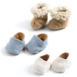 Zapatillas para muñecos set 3 pares<Djeco